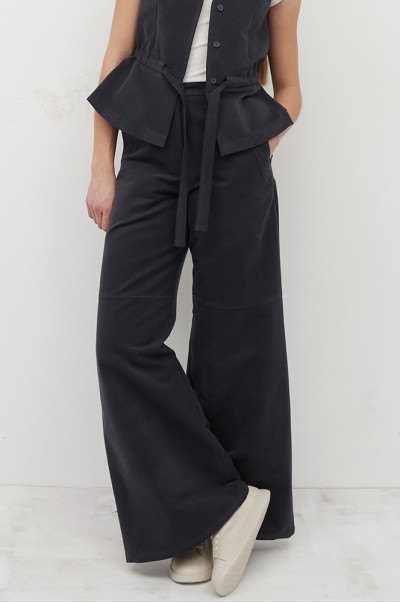 Штани бавовна широкі димчасто-синій (БР 92)